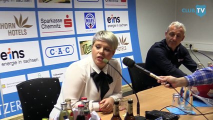 Chemnitzer FC FC Erzgebirge Aue, Pressekonferenz nach der Partie, 16. Spieltag 15/16