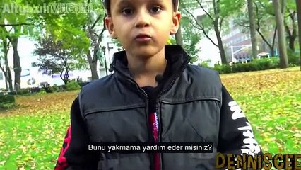 Sigarasını Yakmak İçin Yardım İsteyen Çocuğa İnsanların tepkisi