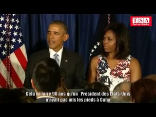Extrait du discours d'Obama à son arrivée à Cuba