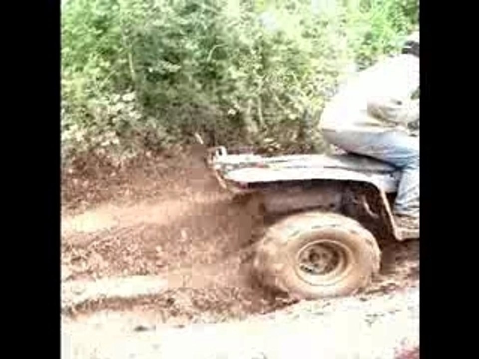 passage en quad humide