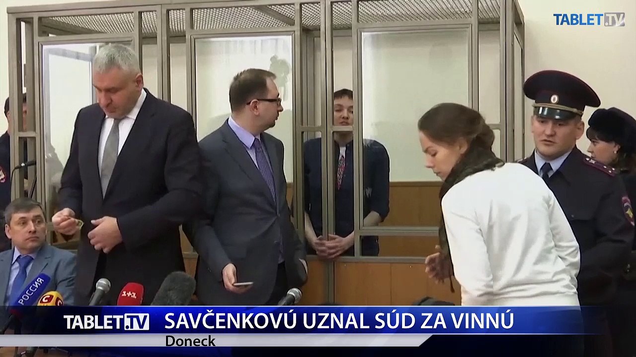 Ruský súd uznal ukrajinskú pilotku Nadiju Savčenkovú za vinnú
