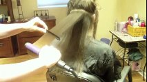 How to do a Dry Haircut- Long Layers, Point Cutting- Haircut Tutorial - easy & decent hairstyle
