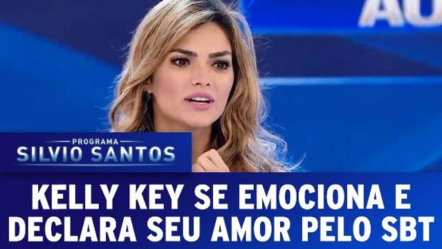 Kelly Key se emociona e declara todo seu amor pelo SBT