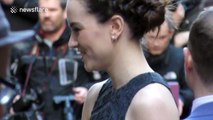 Star Wars' Daisy Ridley on the red carpet at London's Jameson Empire Awards 2016
