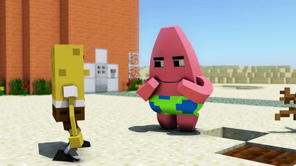 "Spongebob in Minecraft 3" - Animation