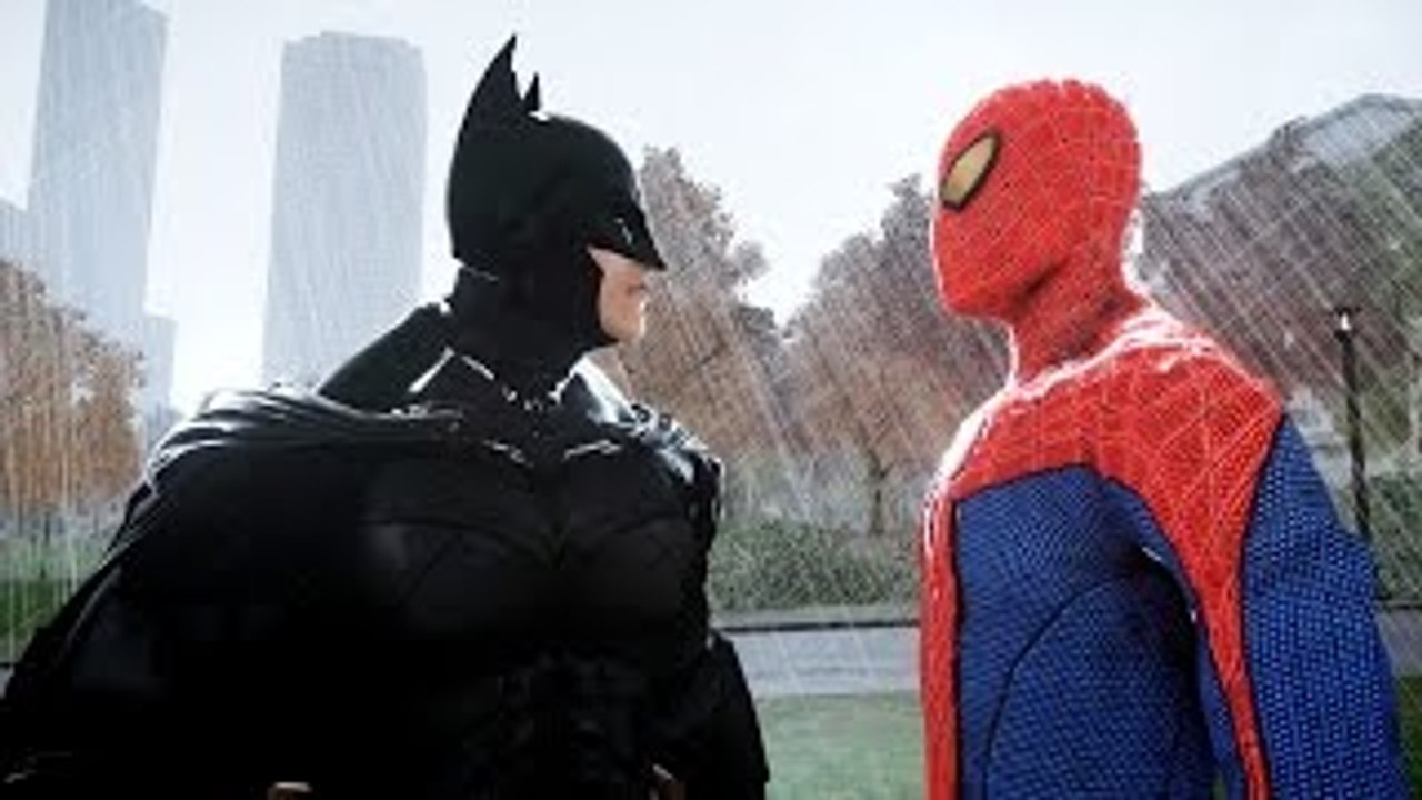 SPIDERMAN VS BATMAN - THE AMAZING SPIDER-MAN