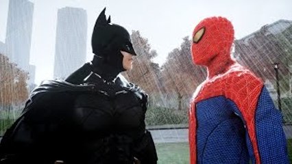 SPIDERMAN VS BATMAN - THE AMAZING SPIDER-MAN