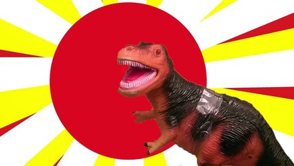 5 Little Monkeys Jumping on the Bed (Dinosaur Version) | Children Nursery Rhyme