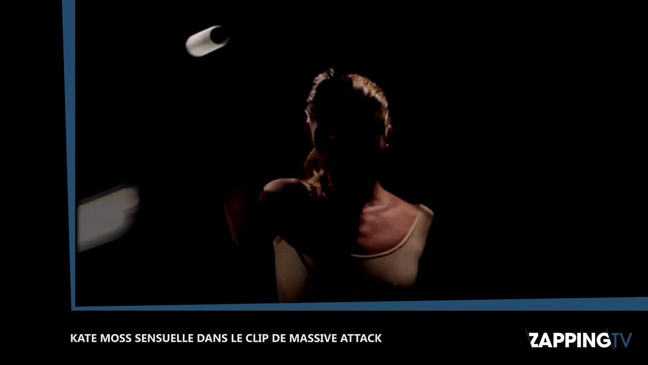 Kate Moss sexy en body transparent pour le clip de Massive Attack (Vidéo)