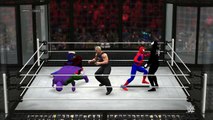 SPIDERMAN VS VENOM VS CARNAGE VS SPIDER MAN OLD VS GREEN GOBLIN VS SANDMAN | WWE 2K15