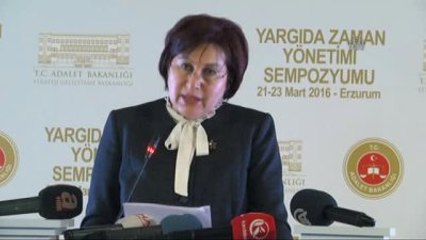 Yargıda Zaman Yönetimi Sempozyumu" - Danıştay Başkanı Güngör