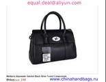 Mulberry Bayswater Satchel Black Replica for Sale