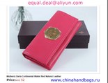 Mulberry Daria Continental Wallet Red Leather Replica for Sale
