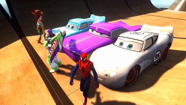 Spiderman Songs Nursery ♪ Do you ears hang low ♪ Disney Songs Nursery Rayo MCQUEEN