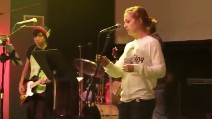 awkward girl prank in church