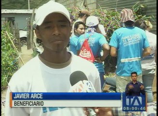 Techo Ecuador construye casas de emergencia en Pisulí