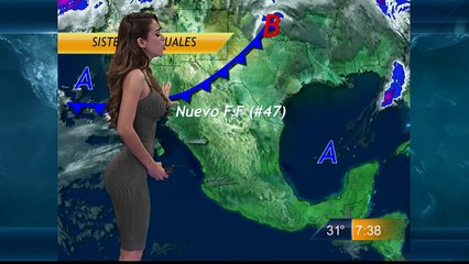 Yanet Garcia El Clima Las Noticias FDS 13-Mar-2016 19:30 PM Full HD