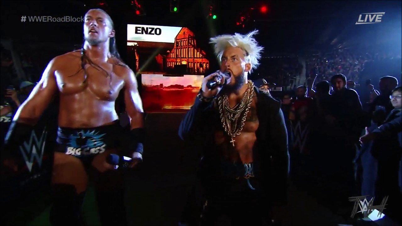 Enzo Amore & Collin Cassidy vs The Revival Highlights HD Roadblock 2016