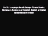 [PDF] Berlitz Language: Nordic Europe Phrase Book & Dictionary: Norweigan Swedish Danish &