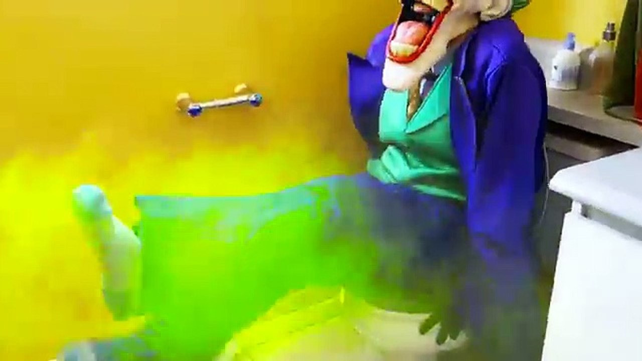 Spiderman & Frozen Elsa vs Joker! Joker Poo & Fart Prank! Funny Superhero Movie in Real Life  )