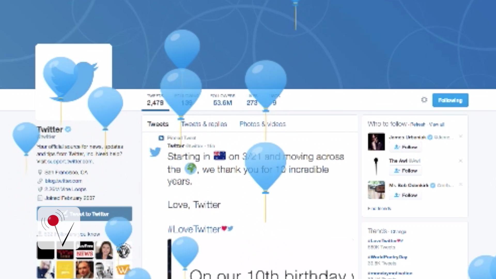 ⁣Twitter Turns 10 and Celebrates with Cool Video