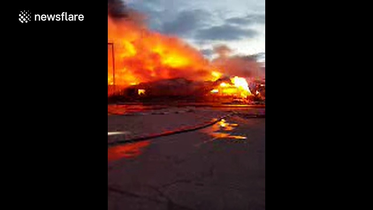 Major fire at US truck stop causes 2 million USD in damage