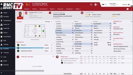 Que devient Anthony Martial sur Football Manager 2016 ?