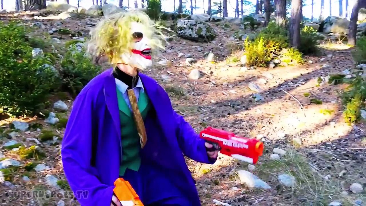 Spiderman vs Joker vs Frozen Elsa - Elsa Kisses Spiderman in Real Life - Superheroes Fun Movie