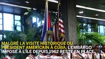 Poignée de main historique à Cuba entre Raul Castro et Barack Obama