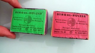 150 Abonnenten Spezial sehr alte Bengalhölzer Weco Feuerwerk 50 er Jahre *HD*