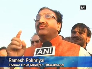 Former U’khand CM meets President, demands dissolution of assembly