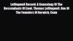 [PDF] Leffingwell Record: A Genealogy Of The Descendants Of Lieut. Thomas Leffingwell One Of
