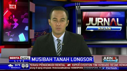 Jalur Kereta Bogor-Sukabumi Ambles Tertimpa Longsor