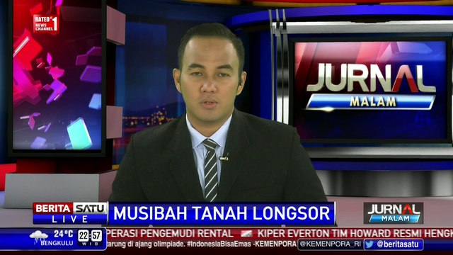 Jalur Kereta Bogor-Sukabumi Ambles Tertimpa Longsor