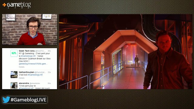 REPLAY. QUANTUM BREAK sur Xbox One, le #GameblogLIVE du 21 mars 2016