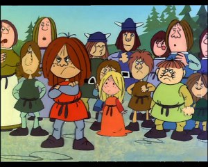 Vic le Viking (1974) . Episode 07 . La Chasse au loup .