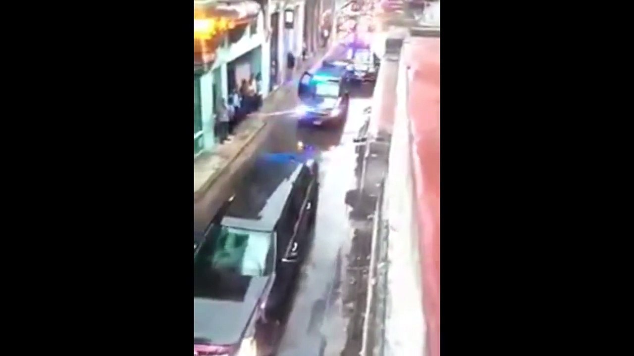 Llegada y salida de Obama a la paladar San Cristobal de Centro Habana