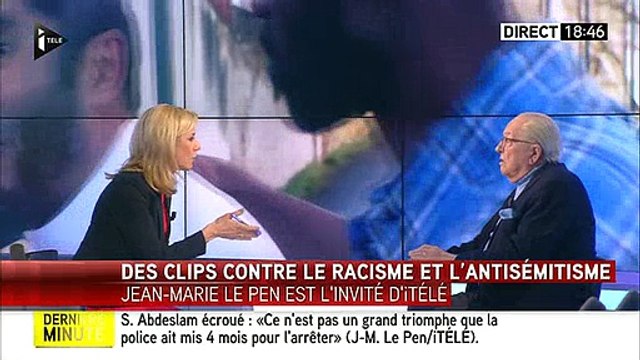 Jean-Marie Le Pen : L'antisémitisme et le racisme sont en général le fait de personnes d'origine musulmane