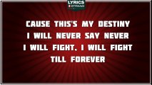 Never Say Never - Justin Bieber ft. Jayden Smith tribute - Lyrics