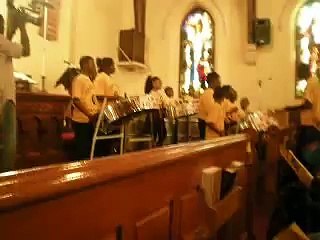 New Grace Christian School Steel Orchestra playin Lord You are Good