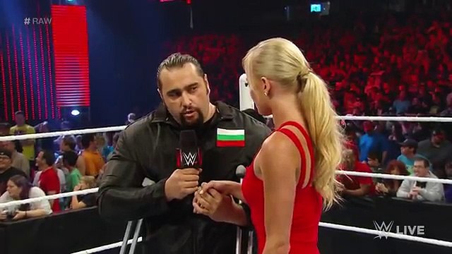 Dolph Ziggler and Lana confront Rusev and Summer Rae- Raw, July 6, 2015