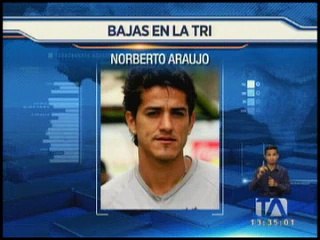 Ecuador sigue acumulando bajas para el partido con Paraguay