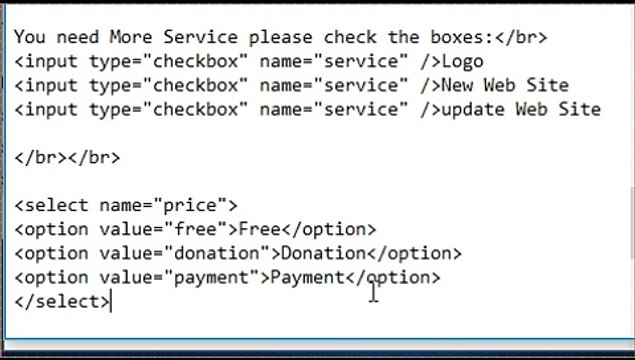 Html Tutorial, Form Part 8 ( Urdu, Hindi )