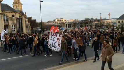 Loi travail : manifestation à Caen