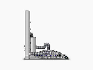 Regenerative Thermal Oxidizer (RTO), 160,000 SCFM, with Scrubber