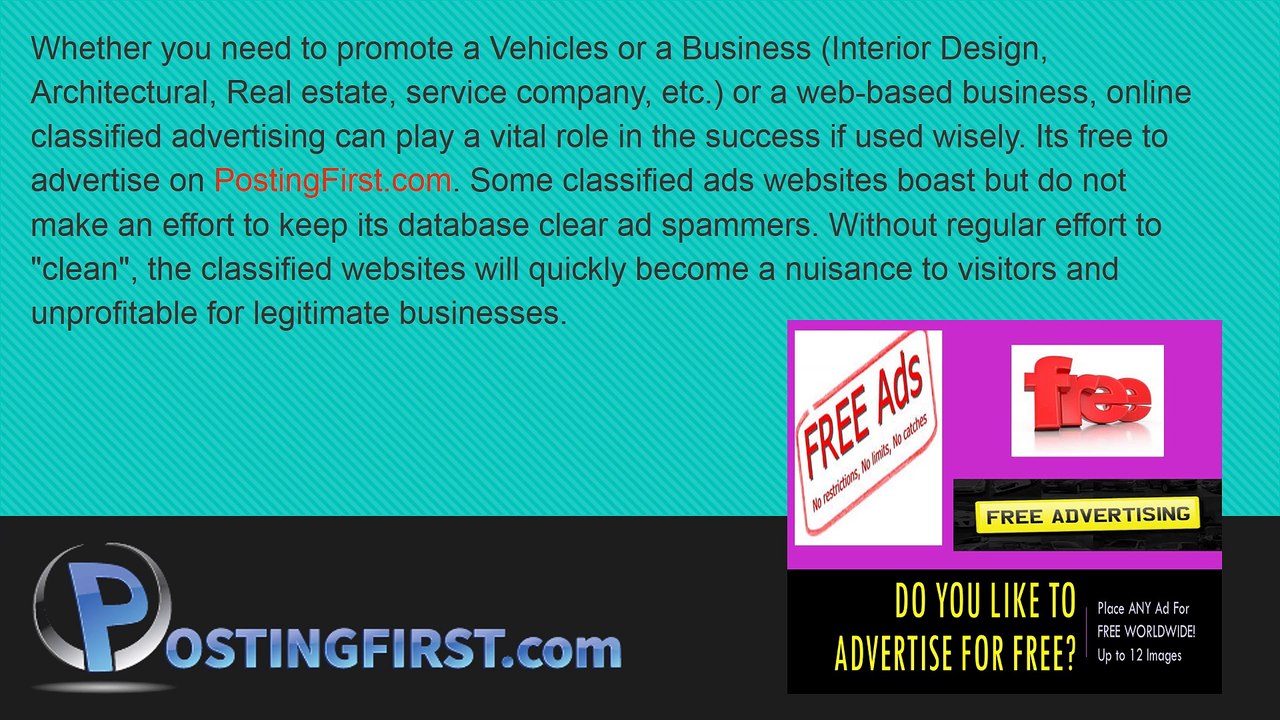 Advertise and Promote Your Business with PostingFirst.com