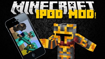 Minecraft: iPOD MOD IN MINECRAFT! (Play Apps, Custom TNT's & More) Mod Showcase