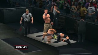 WWE13 Glitch! Ref Attacks Ryback