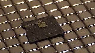 Levitating Silicon Chip on Pyrolytic Graphite