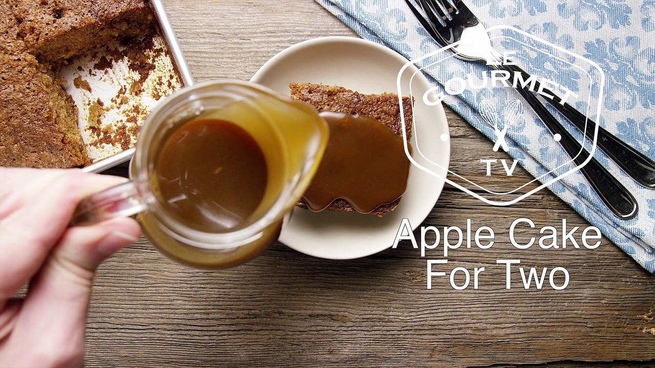 Apple Cake For Two Recipe - Le Gourmet TV